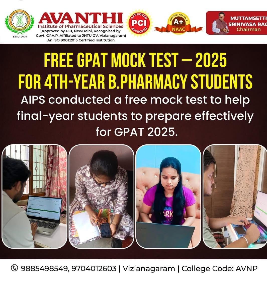 Students taking mock test