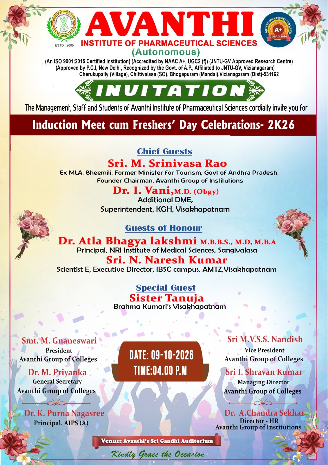 Final Invitation - Freshers Day 2K26